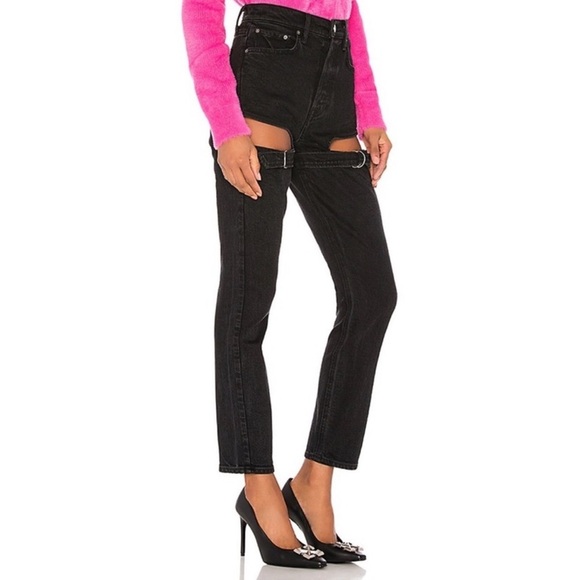 Revolve GRLFRND Raquel Jeans Before My Time Size 28 - Picture 1 of 12